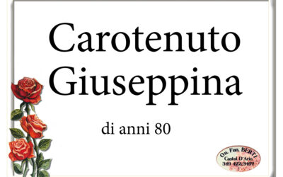 CAROTENUTO GIUSEPPINA